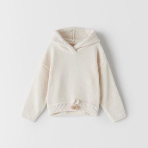 NWT Zara 2-3Y ecru chenille sweater
